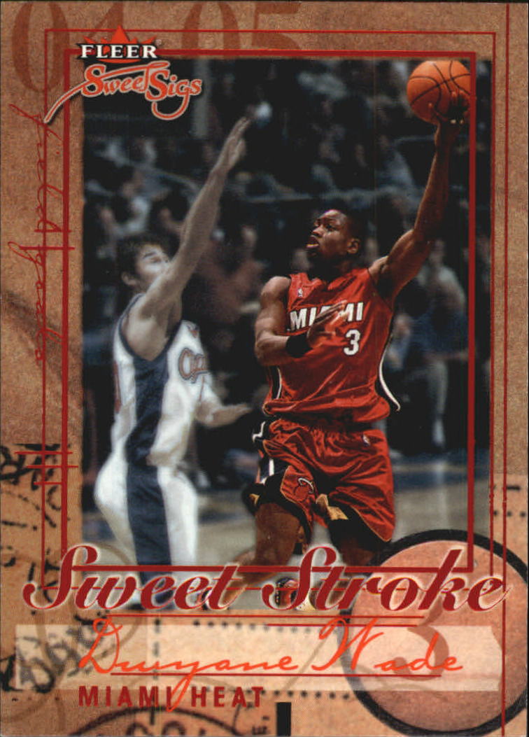 2004-05 Fleer Sweet Sigs Sweet Stroke #1 Dwyane Wade