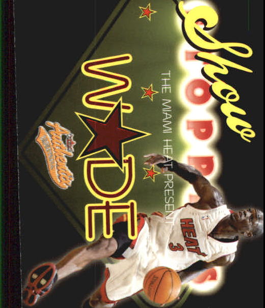 2004-05 Fleer Authentix Showstoppers #DW Dwyane Wade