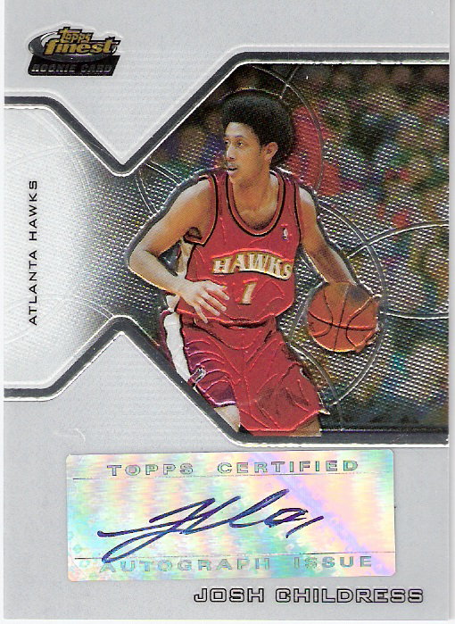 2004-05 Finest #176 Josh Childress AU RC