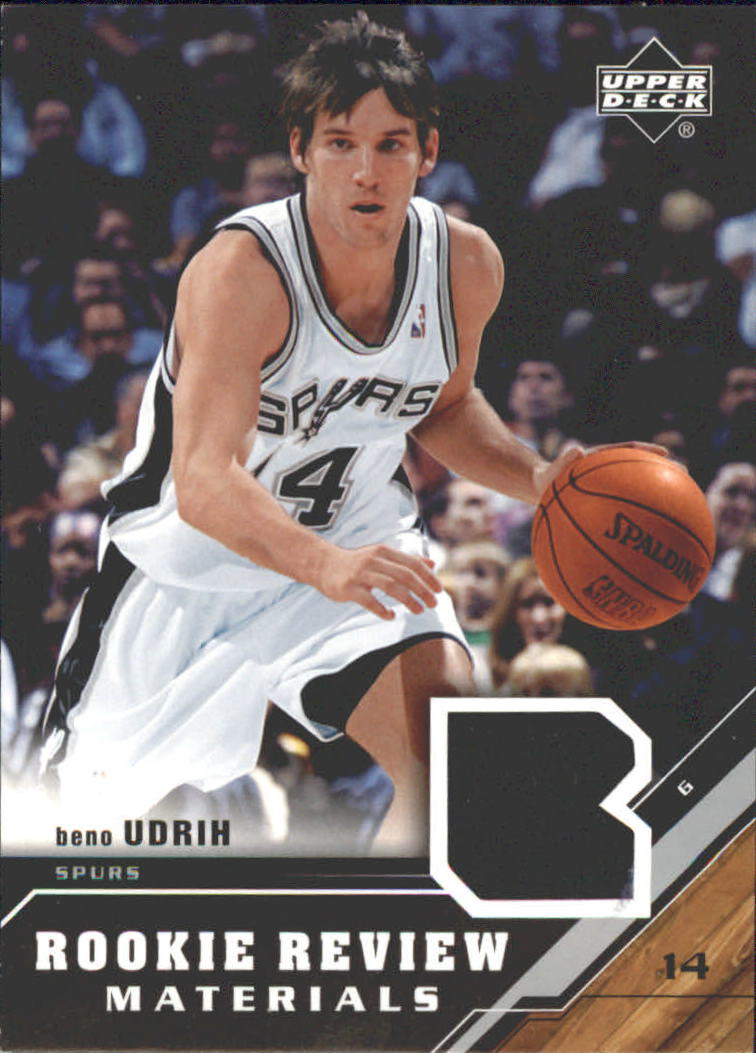 2005-06 Upper Deck Rookie Review Materials #BU Beno Udrih