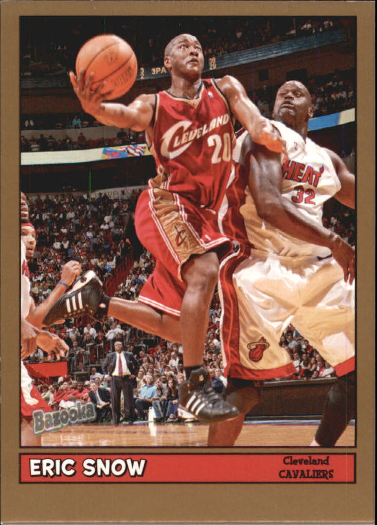 2005-06 bazooka gold #67 eric snow - nm-mt