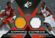 2005-06 SPx Winning Materials Combos #RW Kareem Rush/Gerald Wallace