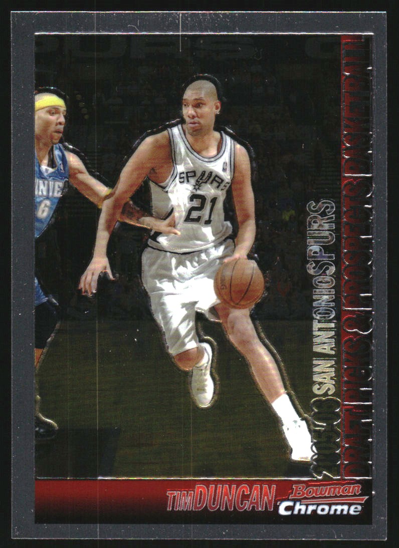2005-06 Bowman Chrome #21 Tim Duncan