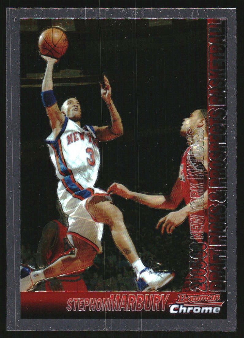 2005-06 Bowman Chrome #103 Stephon Marbury