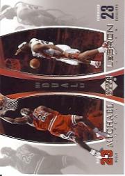 2005-06 Upper Deck Michael Jordan/LeBron James #MJLJ2 Michael Jordan/LeBron James