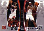 2005-06 Upper Deck Michael Jordan/LeBron James #MJLJ4 Michael Jordan/LeBron James