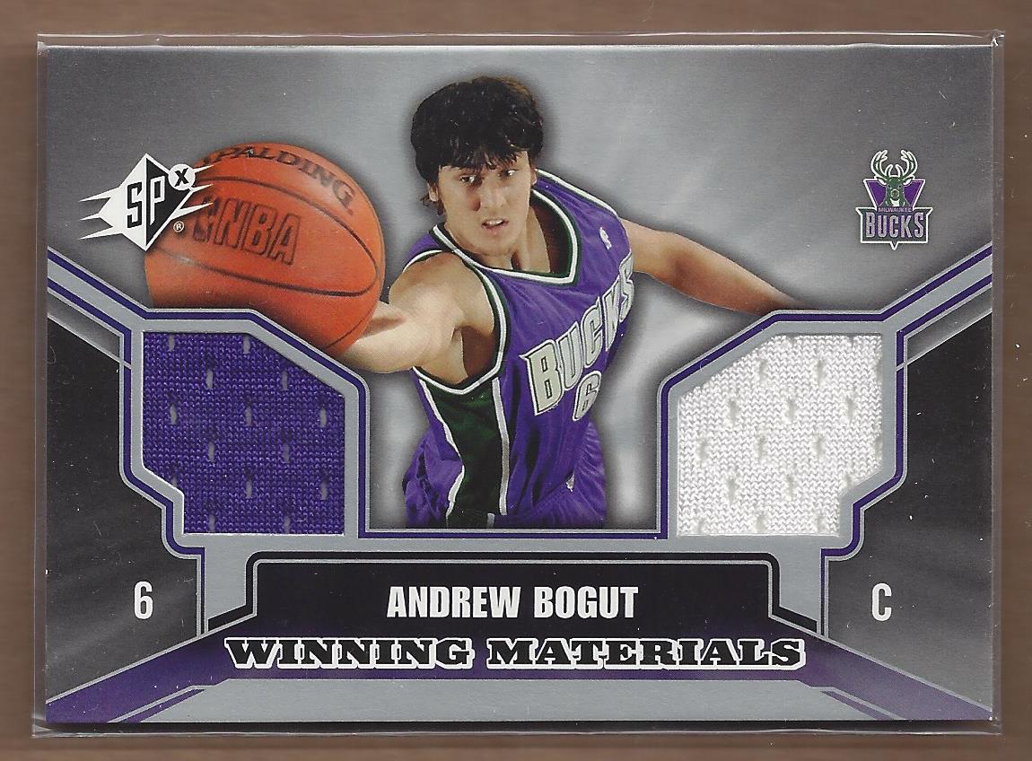 2005-06 SPx Winning Materials #AB Andrew Bogut