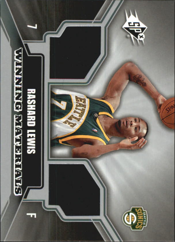 2005-06 SPx Winning Materials #RL Rashard Lewis