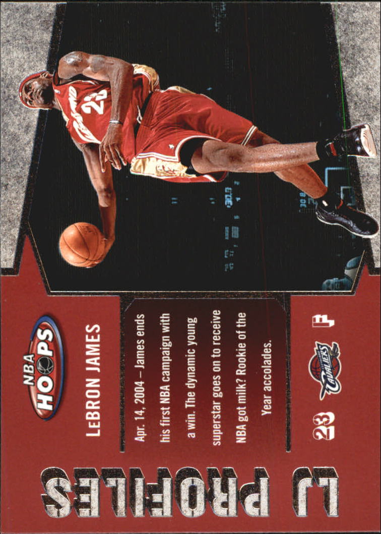 2005-06 Hoops LBJ Profiles #LBJ16 LeBron James