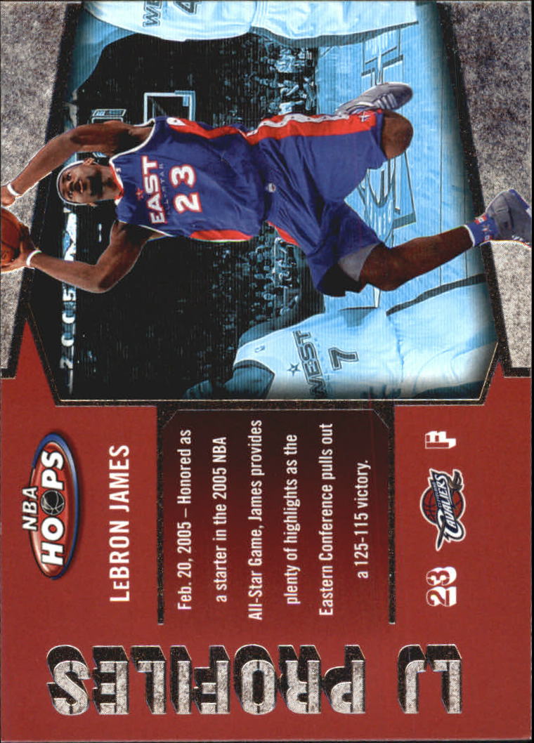 2005-06 Hoops LBJ Profiles #LBJ20 LeBron James