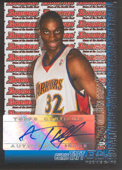 2005-06 Bowman #156 Chris Taft AU RC