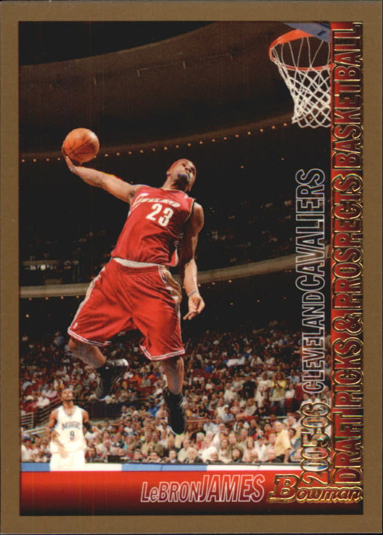 2005-06 Bowman Gold #23 LeBron James