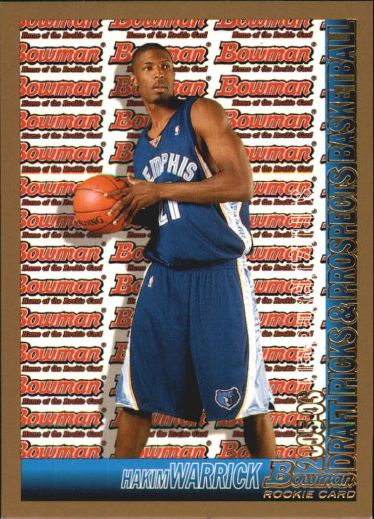 2005-06 Bowman Gold #158 Hakim Warrick