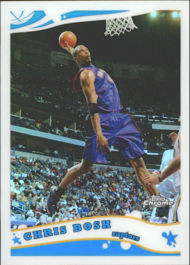 2005-06 Topps Chrome Refractors #80 Chris Bosh