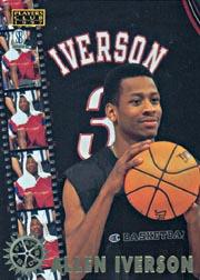 1997 Score Board Players Club Play Backs #PB7 Allen Iverson