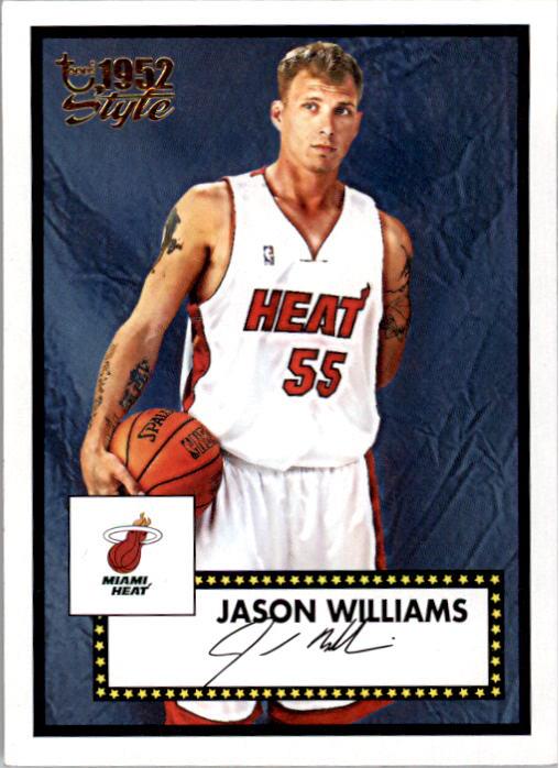 有关以下物品的详细资料: 2005-06 topps style #52 jason williams