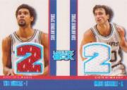 2005-06 Topps Luxury Box Two's Company Dual Relics #DG Tim Duncan/Manu Ginobili