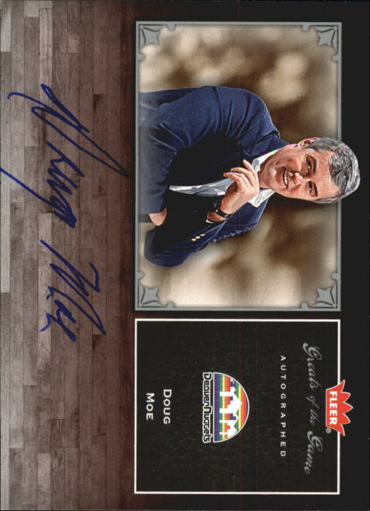 2005-06 Greats of the Game Autographs #GGDM Doug Moe