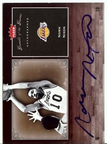 2005-06 Greats of the Game Autographs #GGNN Norm Nixon