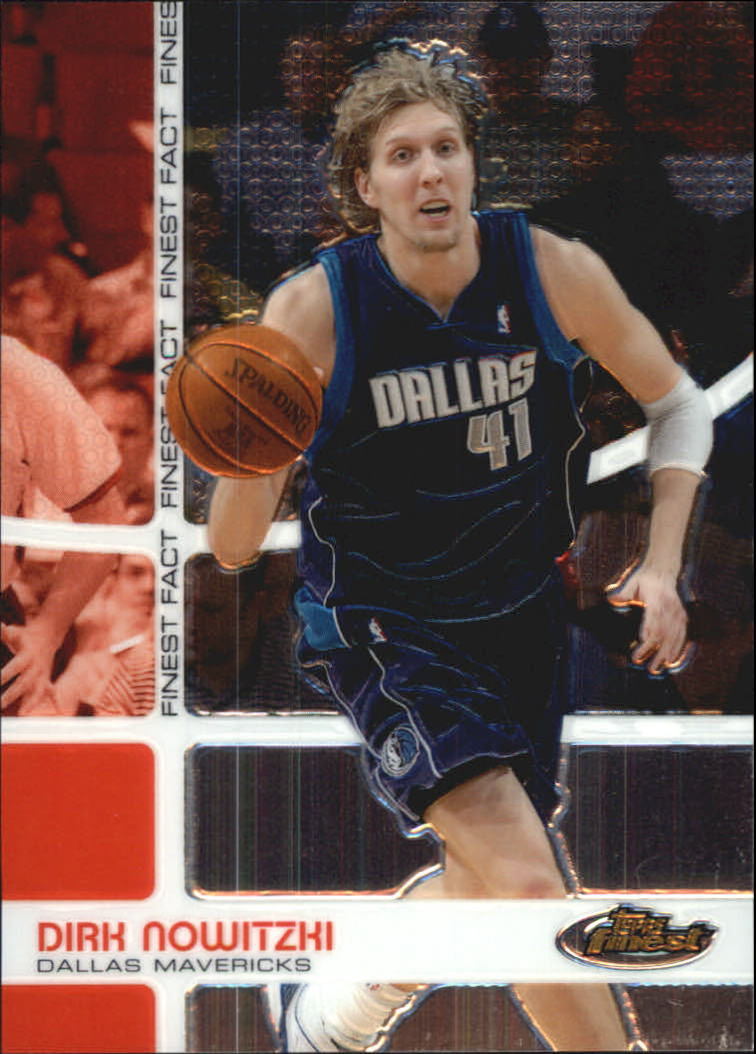 2005-06 Finest Fact #FF24 Dirk Nowitzki