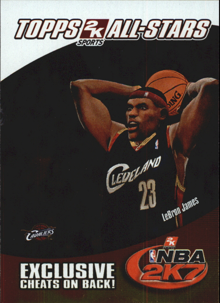 2006-07 Topps 2K7 Promotion #4 LeBron James