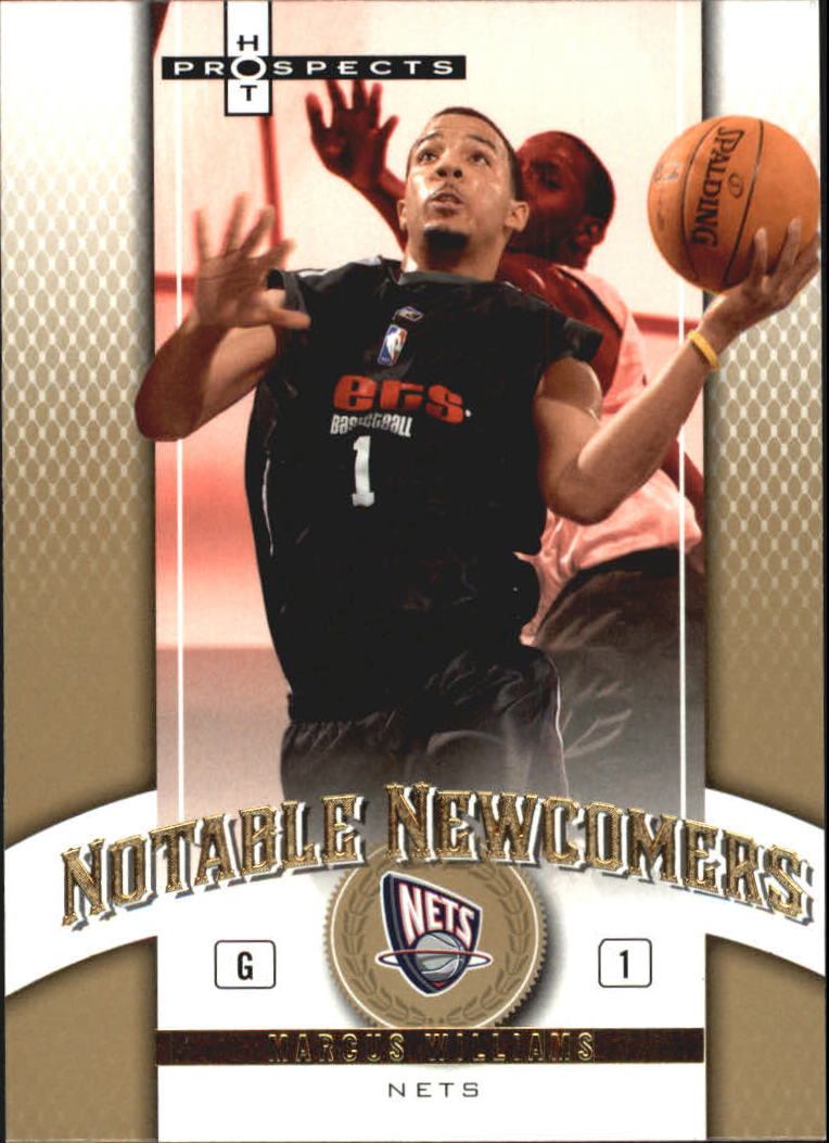 2006-07 Fleer Hot Prospects Notable Newcomers #MW Marcus Williams