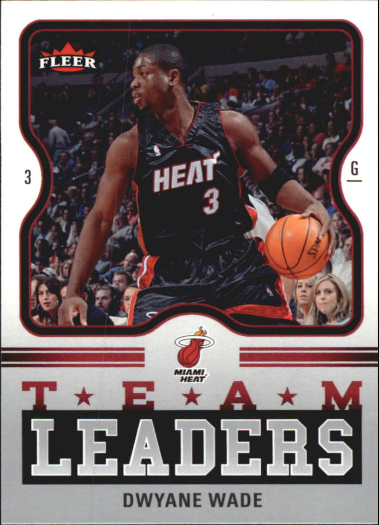2006-07 Fleer Team Leaders #DW Dwyane Wade