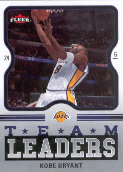 2006-07 Fleer Team Leaders #KB Kobe Bryant