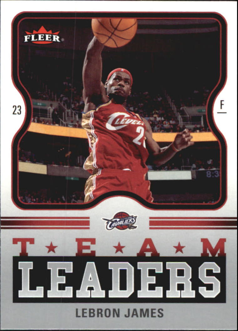 2006-07 Fleer Team Leaders #LJ LeBron James
