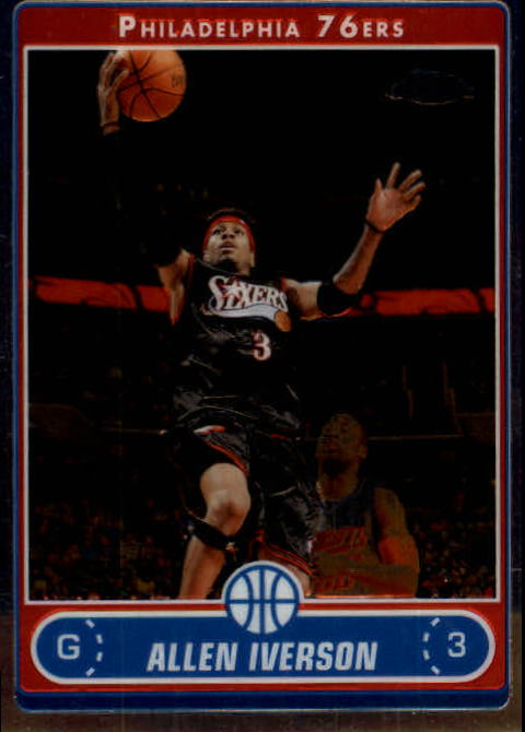 2006-07 Topps Chrome #108 Allen Iverson