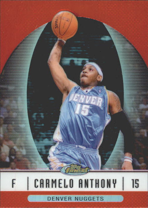 2006-07 Finest Refractors #1 Carmelo Anthony