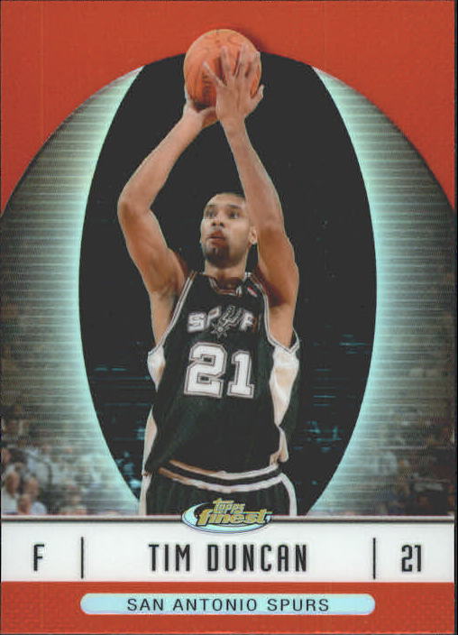 2006-07 Finest Refractors #9 Tim Duncan