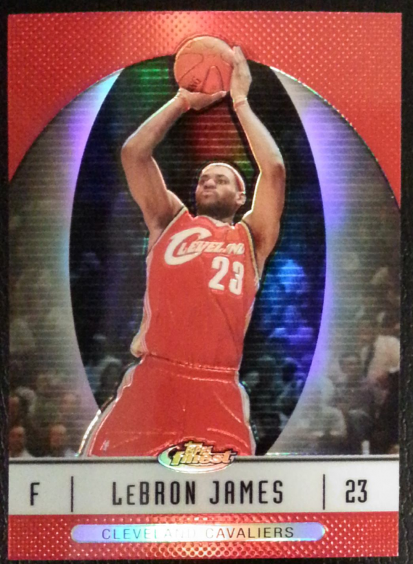 2006-07 Finest Refractors #22 LeBron James