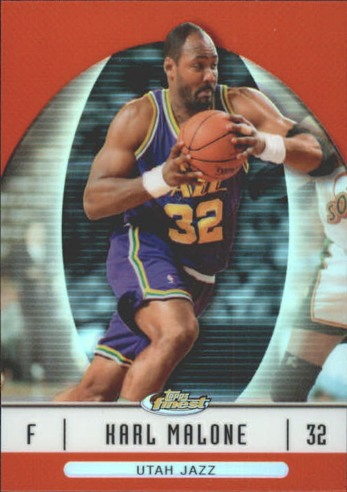 2006-07 Finest Refractors #47 Karl Malone