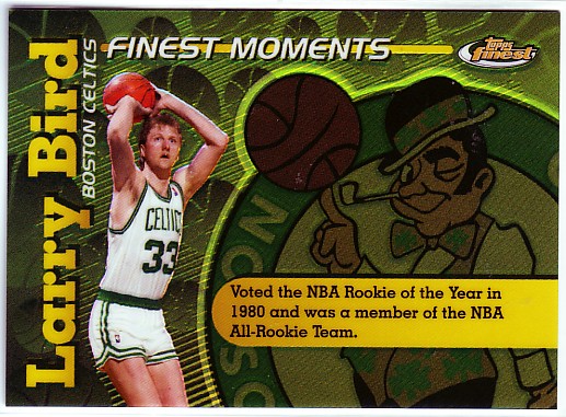 2006-07 Finest Moments #LB Larry Bird