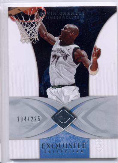 2006-07 Exquisite Collection #24 Kevin Garnett