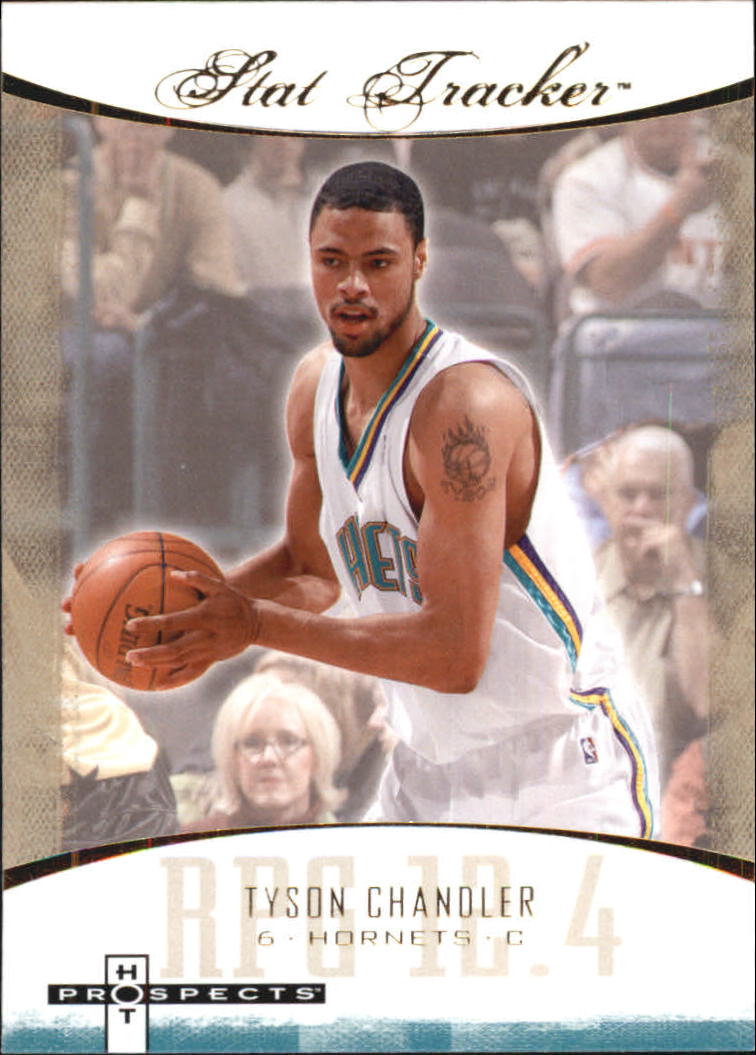 2007-08 fleer hot prospects stat tracker #34 tyson chandler