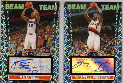 2007-08 Stadium Club Beam Team Autographs #RB Raja Bell E