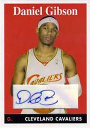 2008-09 Topps 1958-59 Variations Autographs #39 Daniel Gibson D