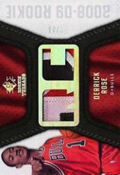 2008-09 SP Rookie Threads Rookie Threads Patch #RTDR Derrick Rose