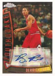 2008-09 Topps Chrome Youthquake Autographs X-Fractors #YQA7 Derrick Rose