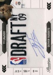 2009-10 Prestige NBA Draft Class Autographs Logos #18 Ty Lawson