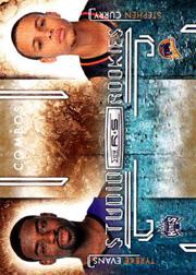 2009-10 Rookies and Stars Studio Combo Rookies Gold #9 Stephen Curry/Tyreke Evans