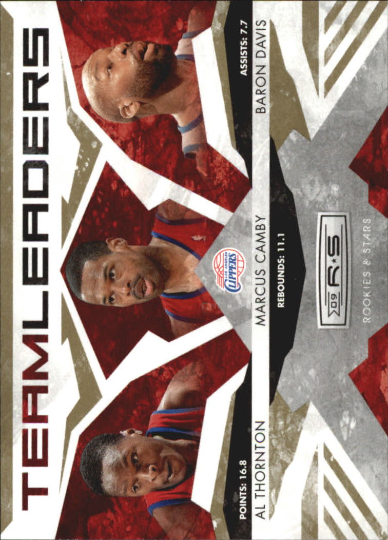 and stars team leaders gold #12 thornton/camby/baron davis/500