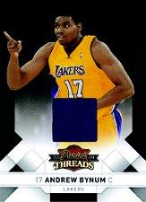 2009-10 Panini Threads Jerseys #81 Andrew Bynum/100