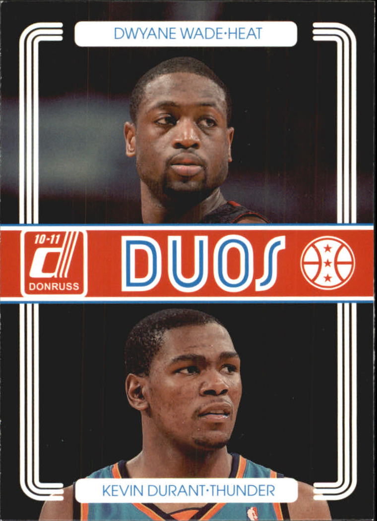 2010-11 Donruss Duos #5 Dwyane Wade/Kevin Durant