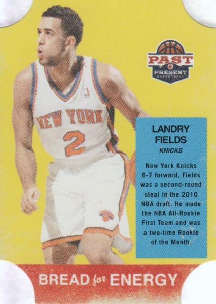 2011-12 Panini Past and Present Bread for Energy #15 Landry Fields