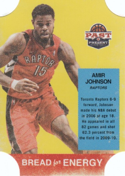 2011-12 Panini Past and Present Bread for Energy #29 Amir Johnson