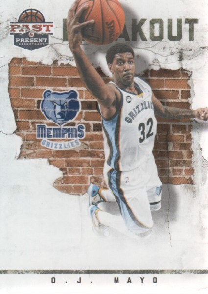 2011-12 Panini Past and Present Breakout #29 O.J. Mayo