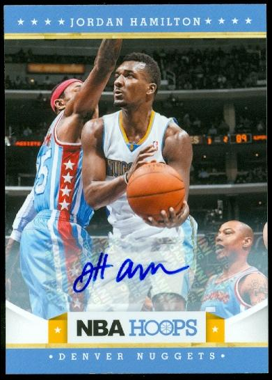 2012-13 Hoops Autographs #245 Jordan Hamilton